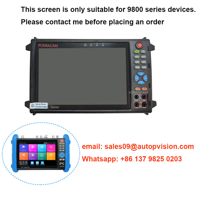 Accessories 9800 Series Glass CCTV TESTER Series Panel Replacement for Screen Touch Display Repair Display Replacement Touch Screen Repair