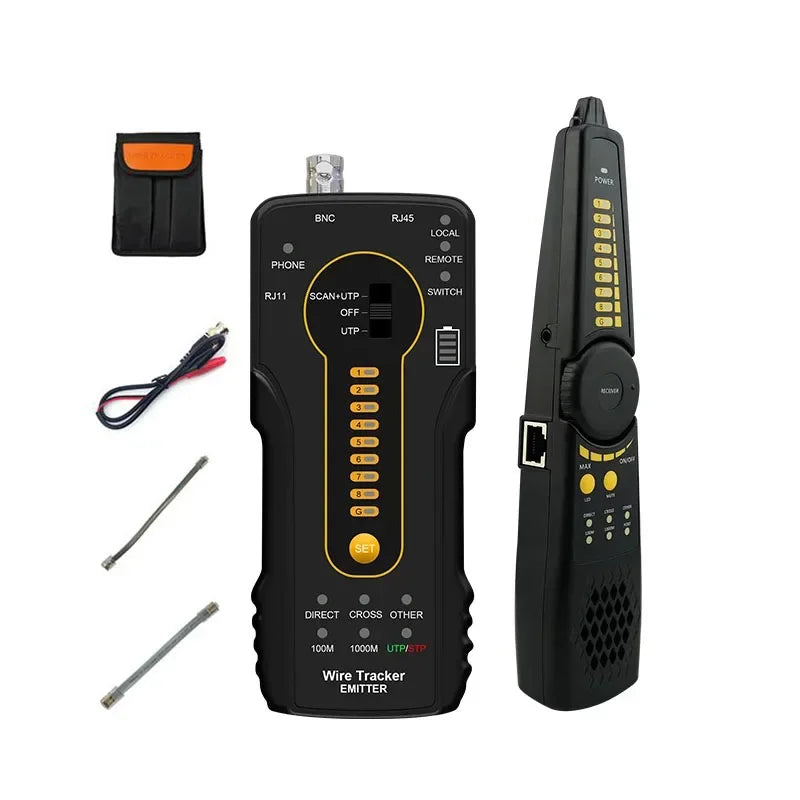 CT66 Tester LAN Network Cable Cat6 RJ11 RJ45 UTP Detector Telephone Wire Tracer Cable Tracker Ethernet Line Finder