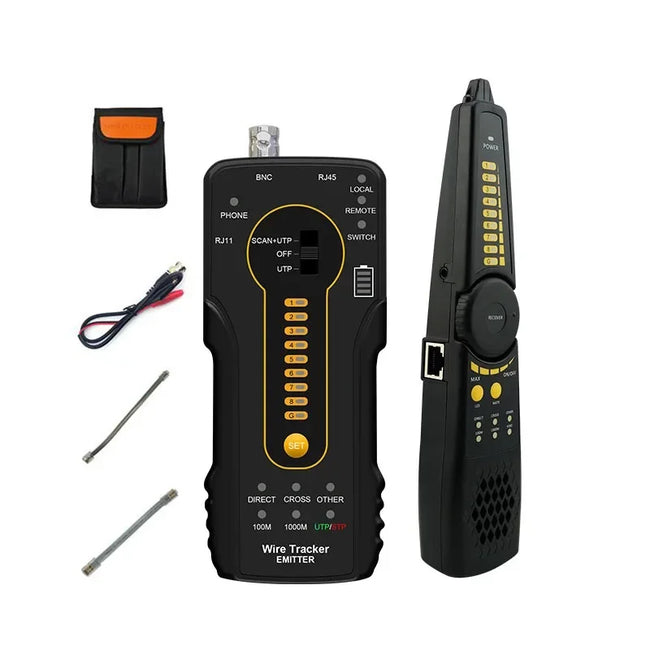 CT66 Tester LAN Network Cable Cat6 RJ11 RJ45 UTP Detector Telephone Wire Tracer Cable Tracker Ethernet Line Finder