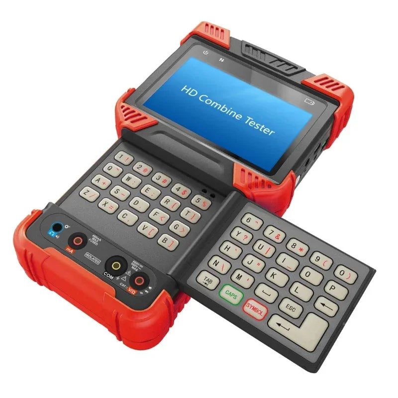 DT-T73 CCTV Tester Monitor 5-in-1 H.265/H.264 IP Camera Tester Support Analog CVI TVI AHD3.0 Camera /ONVIF/Digital Multimeter