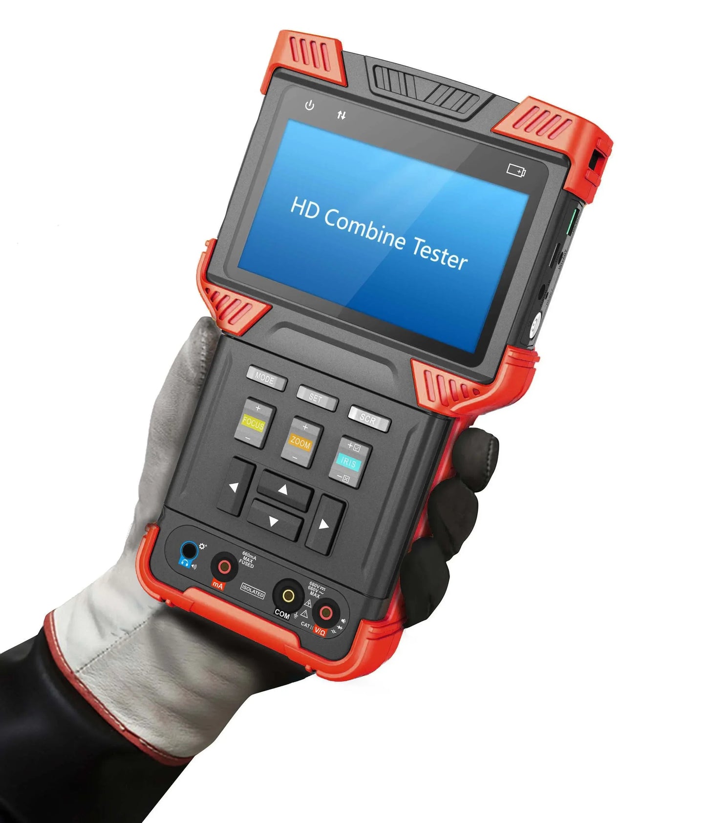 DT-T73 CCTV Tester Monitor 5-in-1 H.265/H.264 IP Camera Tester Support Analog CVI TVI AHD3.0 Camera /ONVIF/Digital Multimeter