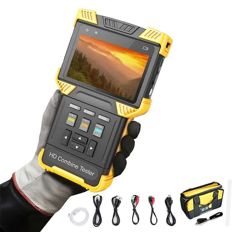 DT-T71 H.265 4K IP Analog Camera Tester CCTV Tester Monitor HD 1080P Security Combine Test Monitor TDR RJ45 cable test Combine Tester