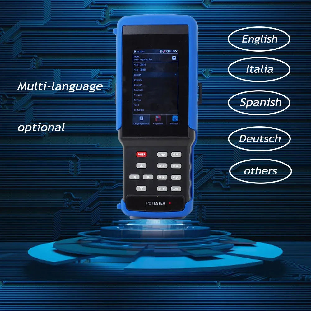 IPC9310 Plus 4k Security Camera Tester IP 1080P 8MP AHD TVI CVI CVBS SDI All in 1 CCTV Tester Monitor ONVIF Utp Optical POE