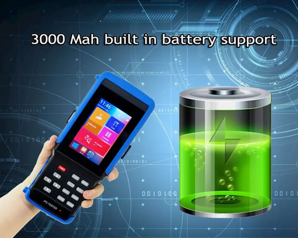 IPC9310 Plus 4k Security Camera Tester IP 1080P 8MP AHD TVI CVI CVBS SDI All in 1 CCTV Tester Monitor ONVIF Utp Optical POE