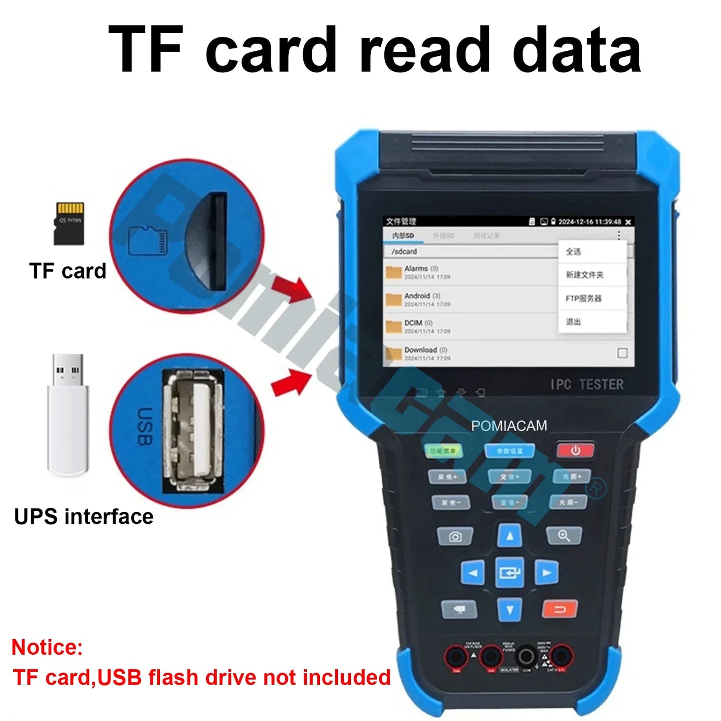 Multifunction OTDR, 4"Screen MOT-35C OTDR 1310/1550/1610nm Optional, 26/24dB Optional,DMM&OPM&VFL Cable tracer 4000mAh Battery