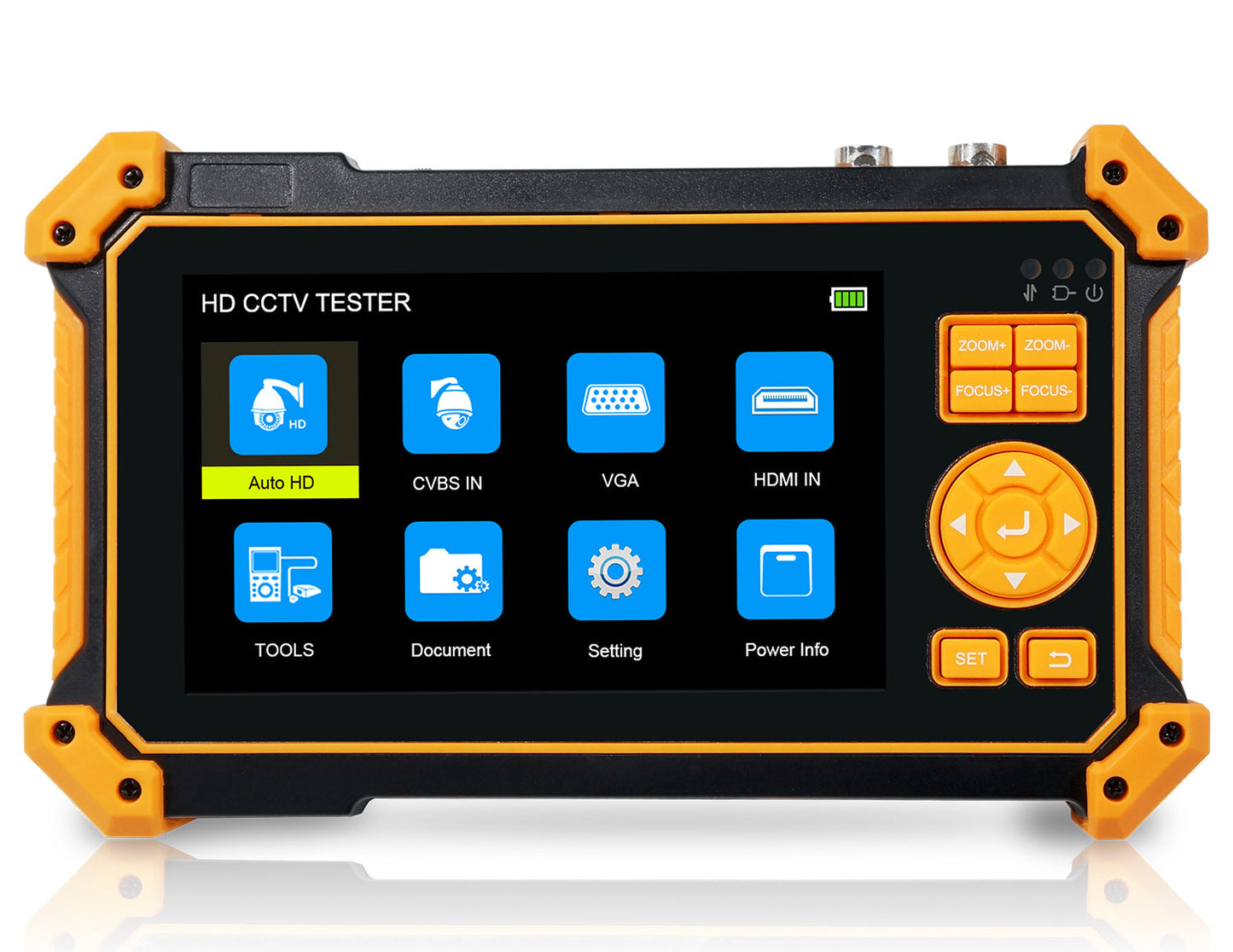 IP Camera Tester  3200-Plus 5 inch TFT-LCD Screen 5-in-one Camera Tester Monitor 4K 8MP CVI TVI AHD SDI CVBS Analog Camera CCTV Tester HDMI in VGA in Support PTZ Control/DC12V Power Output/UTP Cable Tester