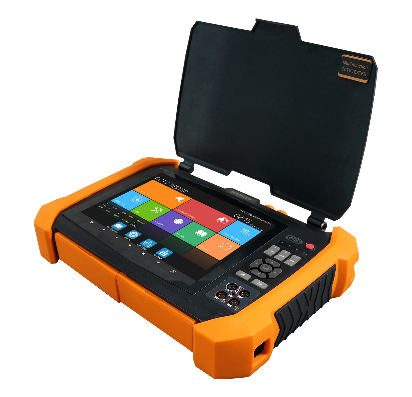 H20 Series 8 Inch All-in-One IP Camera Tester, 8K H.265 HDMI VGA SFP POE++ CCTV Tester 8MP CVI/ TVI/ AHD SDI Camera Test