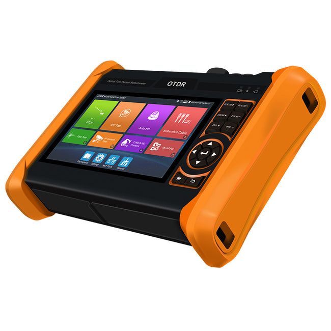 OTDR IPC Tester 4K IP+AHD+CVI+TVI 1310/1550nm 28/26dB Active Fiber Inspection Multi in 1 Optical Time Domain Reflectometer OPM OLS VFL MT6510