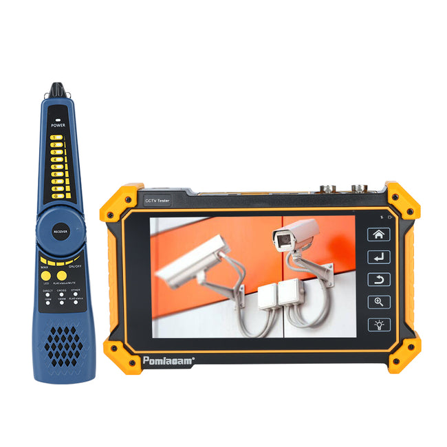 IPC-52RC Plus 4K HD Input 5inch Touch Screen Coaxial HD Tester Monitor 8MP AHD TVI CVI IP SDI HDMI VGA Input Analog CCTV Test POE DC12V Output