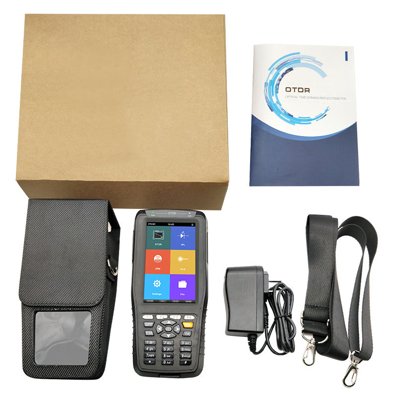 Smart OTDR 24/22dB 1310/1550nm OTDR TM290D Optical Time Domain Reflectometer English Machine Fiber Tester with 4inch IPS Display
