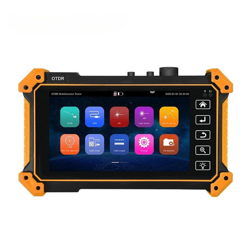 MOT-50 Wrist 5.55 Inch Touch Screen 1310/1550nm 26/24dB OTDR/OPM/VFL/LS/Event Map/Cable Length Network Cable Tester