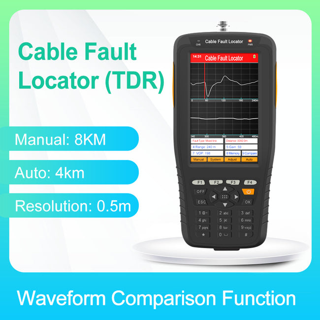 TDR TL280 1/2/4/8km Cable Fault Tester TDR Cooper TDR Locator Coaxial Communication Wire Locater