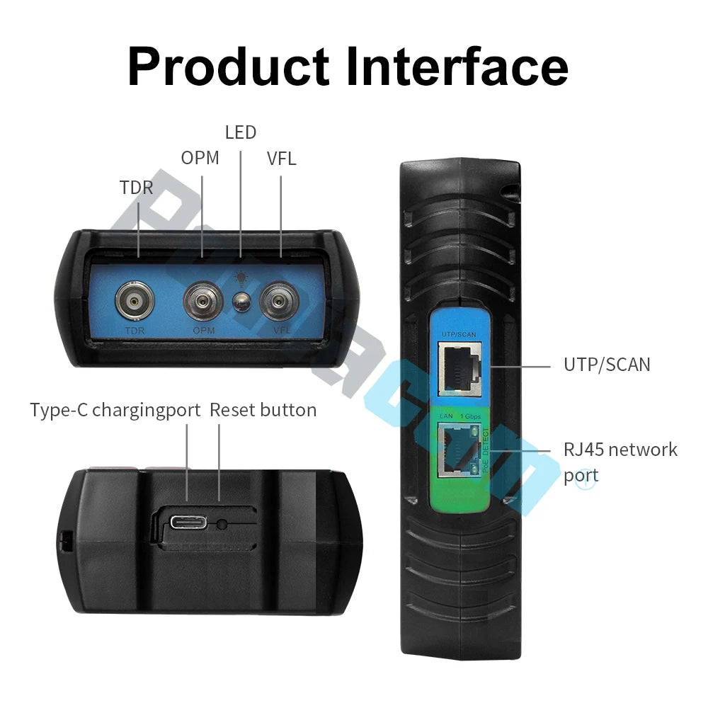 LT-600 series Network Cable Tester RJ45 Tester Lan Tester 4 inch IPS touch screen Tool Kit