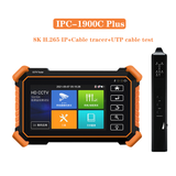 CCTV Tester,IPC-1910C Plus with Cable Tracer 8MP AHD CVI TVI IP Camera Test 8K HD Display Video Monitor 4 inch IPS Touch Screen IPC Tester Support H.265 POE PTZ WiFi RS485 Replace