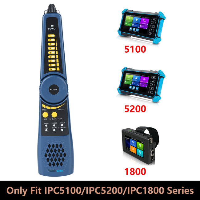 Los accesorios del probador de cámara CCTV IPC-1800,IPC-5100,IPC-5200,X7,X9,MT6810,MT6510,Cable Tracer 